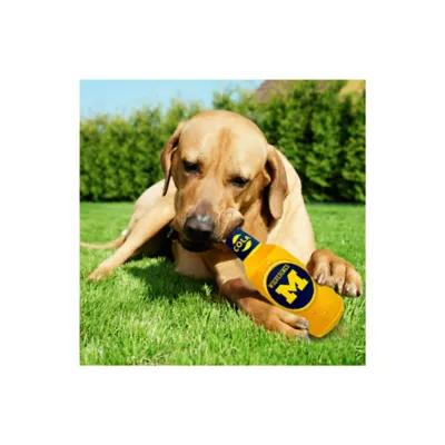 Product Pets First Michigan Wolverines Plush Bottle Dog Toy