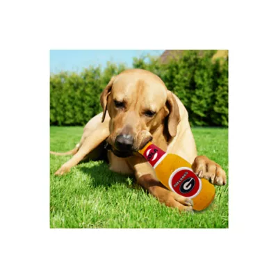 Product Pets First Georgia Bulldogs Plush Bottle Dog Toy