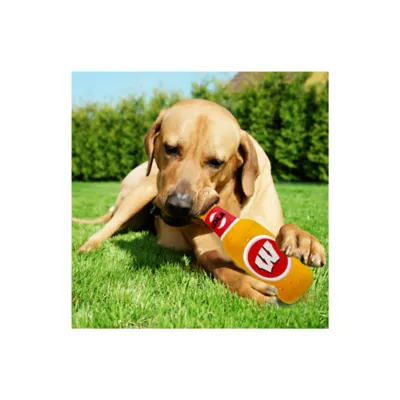 Product Pets First Wisconsin Badgers Plush Bottle Dog Toy