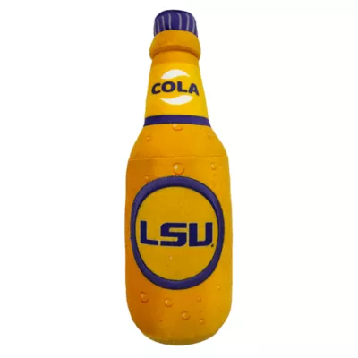 Product Pets First LSU Tigers Plush Bottle Dog Toy