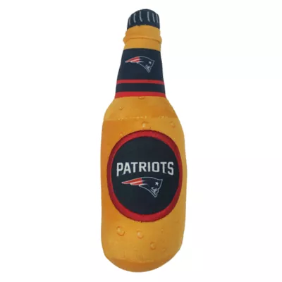 Product Pets First New England Patriots Plush Bottle Dog Toy