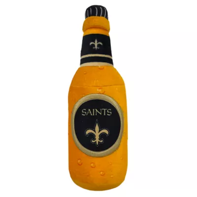 Product Pets First New Orleans Saints Plush Bottle Dog Toy