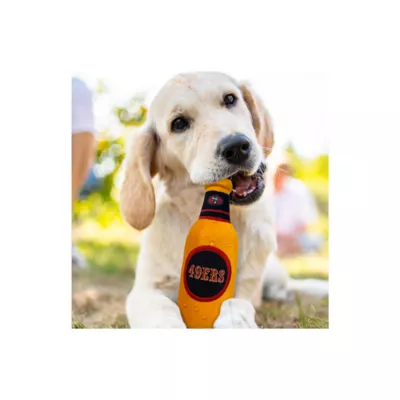 Product Pets First San Francisco 49ers Plush Bottle Dog Toy