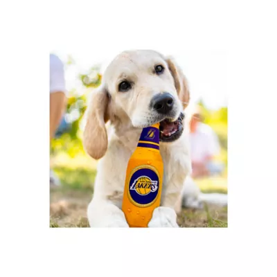 Product Pets First LA Lakers Plush Bottle Dog Toy
