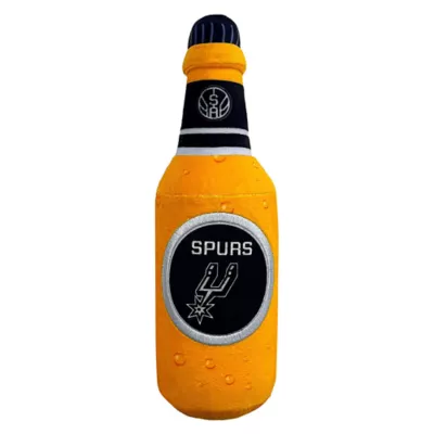 Product Pets First San Antonio Spurs Plush Bottle Dog Toy