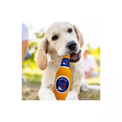 Product Pets First New York Rangers Plush Bottle Dog Toy