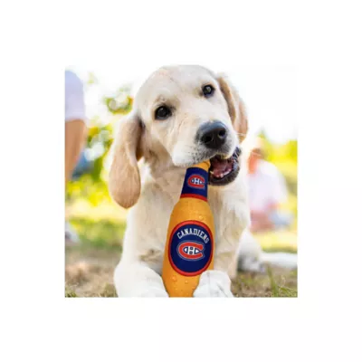 Product Pets First Montreal Canadiens Plush Bottle Dog Toy