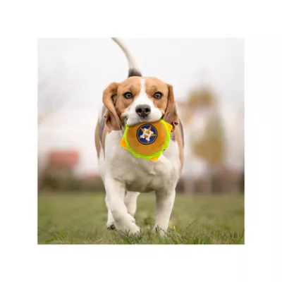Product Pets First Houston Astros Plush Hamburger Dog Toy