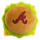 Product Pets First Atlanta Braves Plush Hamburger Dog Toy