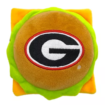 Product Pets First Georgia Plush Hamburger Dog Toy