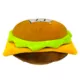 Product Pets First Wisconsin Plush Hamburger Dog Toy