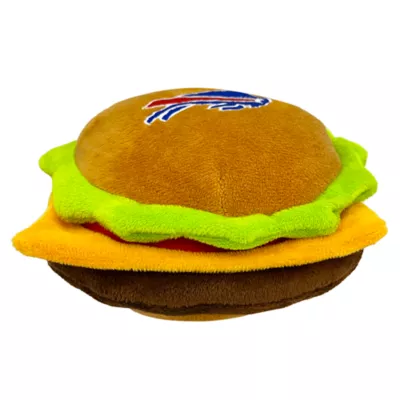 Product Pets First Buffalo Bills Plush Hamburger Dog Toy