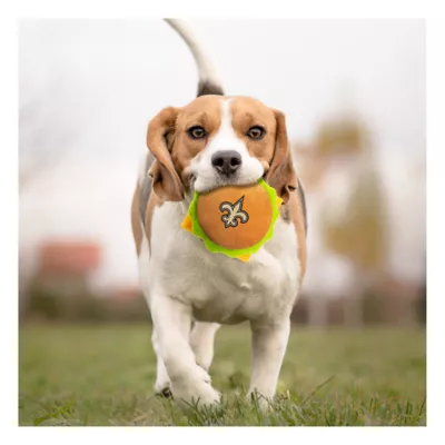 Product Pets First New Orleans Saints Plush Hamburger Dog Toy