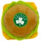 Product Pets First Boston Celtics Plush Hamburger Dog Toy