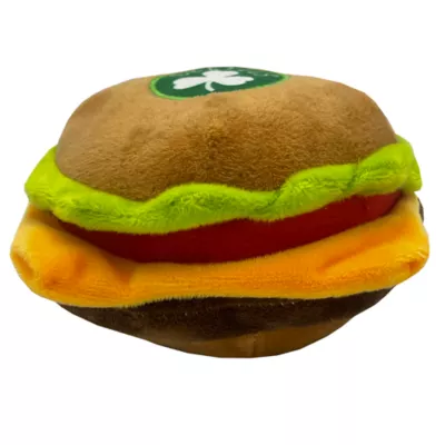 Product Pets First Boston Celtics Plush Hamburger Dog Toy