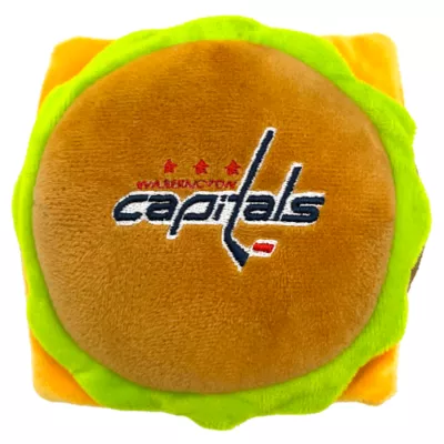 Product Pets First Washington Capitals Plush Hamburger Dog Toy
