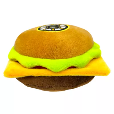 Product Pets First Boston Bruins Plush Hamburger Dog Toy