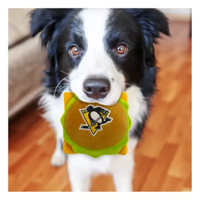 Product Pets First Pittsburgh Penguins Plush Hamburger Dog Toy