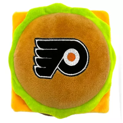 Product Pets First Philadelphia Flyers Plush Hamburger Dog Toy