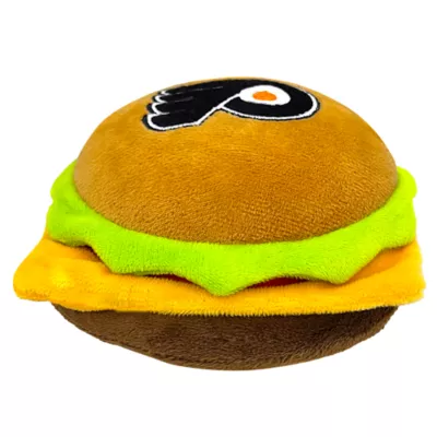 Product Pets First Philadelphia Flyers Plush Hamburger Dog Toy