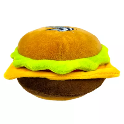 Product Pets First Seattle Krakens Plush Hamburger Dog Toy