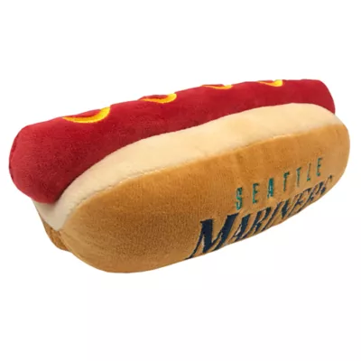 Product Pets First Seattle Mariners Plush Hot Dog Dog Toy