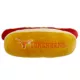 Product Pets First Texas Longhorns Plush Hot Dog Dog Toy