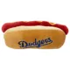 Product Pets First LA Dodgers Plush Hot Dog Dog Toy