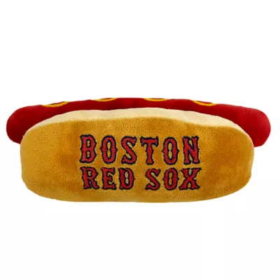 Product Pets First Boston Red Sox Plush Hot Dog Dog Toy