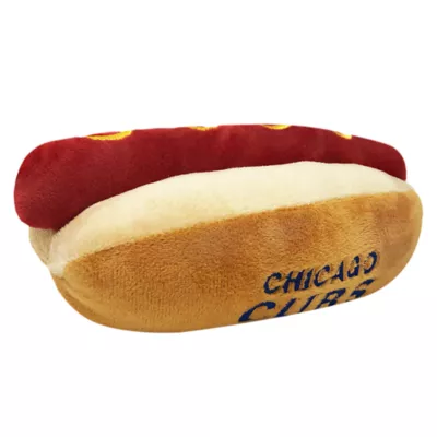 Product Pets First Chicago Cubs Plush Hot Dog Dog Toy