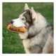 Product Pets First Atlanta Braves Plush Hot Dog Dog Toy