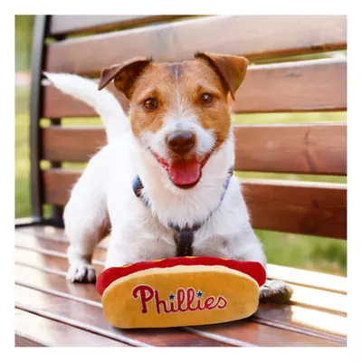 Product Pets First Philadelphia Phillies Plush Hot Dog Dog Toy