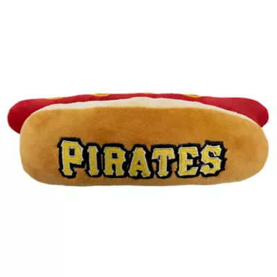Product Pets First Pittsburgh Pirates Plush Hot Dog Dog Toy