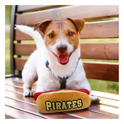 Product Pets First Pittsburgh Pirates Plush Hot Dog Dog Toy