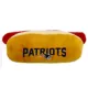 Product Pets First New England Patriots Plush Hot Dog Dog Toy