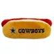 Product Pets First Dallas Cowboys Plush Hot Dog Dog Toy