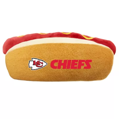 Product Pets First Kansas City Chiefs Plush Hot Dog Dog Toy