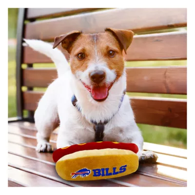 Product Pets First Buffalo Bills Plush Hot Dog Dog Toy