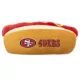 Product Pets First San Francisco 49ers Plush Hot Dog Dog Toy