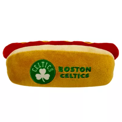 Product Pets First Boston Celtics Plush Hot Dog Dog Toy