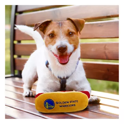 Product Pets First Golden State Warriors Plush Hot Dog Dog Toy