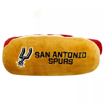 Product Pets First San Antonio Spurs Plush Hot Dog Dog Toy