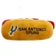 Product Pets First San Antonio Spurs Plush Hot Dog Dog Toy
