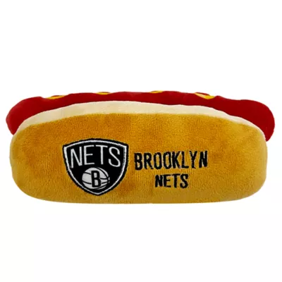 Product Pets First Brooklyn Nets Plush Hot Dog Dog Toy