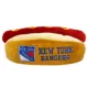 Product Pets First New York Rangers Plush Hot Dog Dog Toy