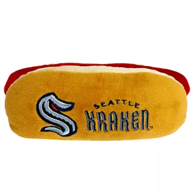 Product Pets First Seattle Krakens Plush Hot Dog Dog Toy