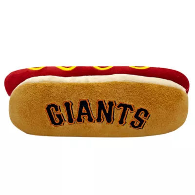 Product Pets First San Francisco Giants Plush Hot Dog Dog Toy