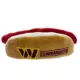 Product Pets First Washington Commanders Plush Hot Dog Dog Toy