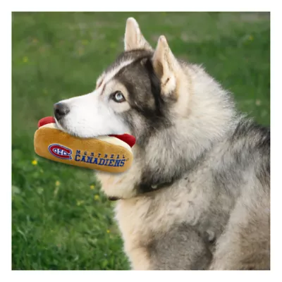 Product Pets First Montreal Canadiens Plush Hot Dog Dog Toy