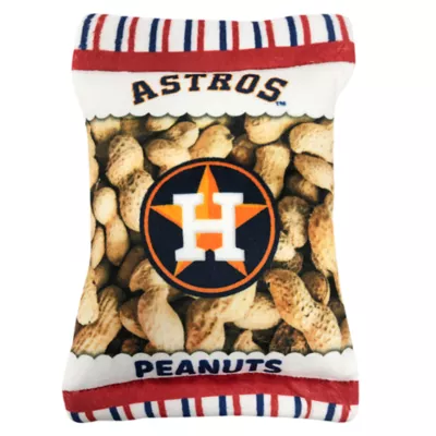 Product Pets First Houston Astros Plush Peanut Bag Dog Toy